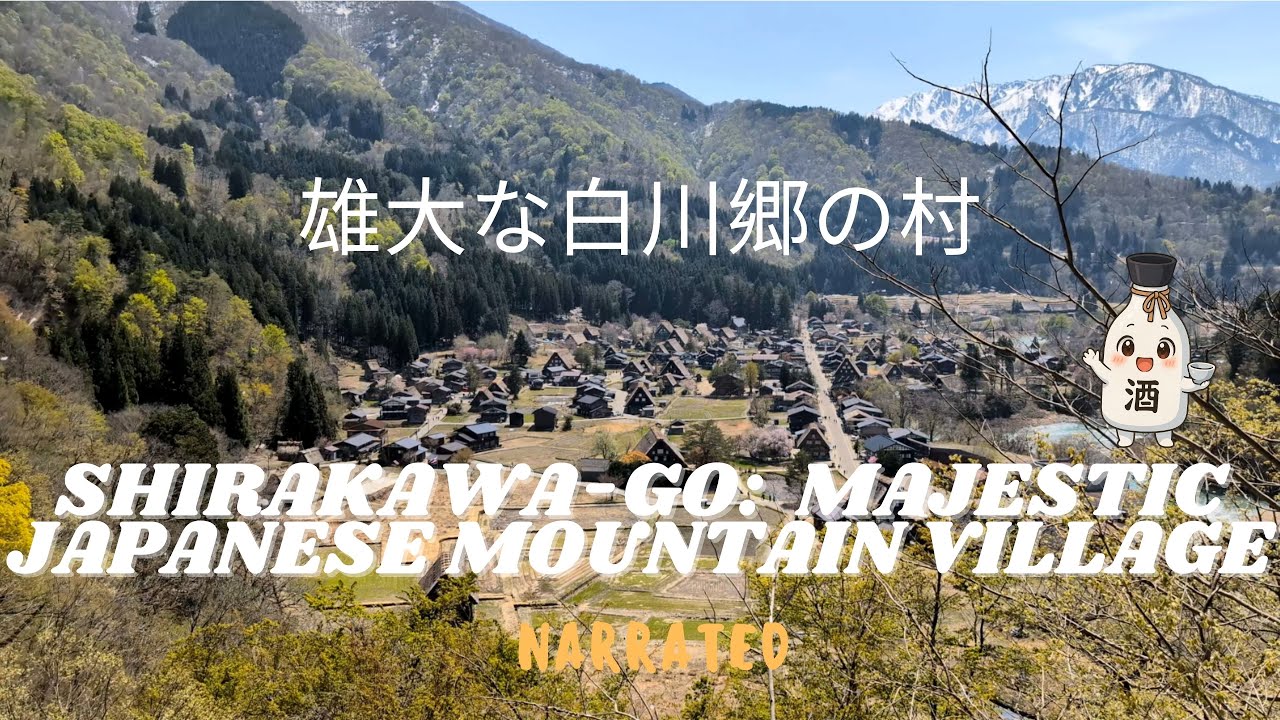 Solo Travel ✈️ | Shirakawa-go (Ogimachi) from Takayama Narrated Travel Diary | Spring 2025 Japan 🌸