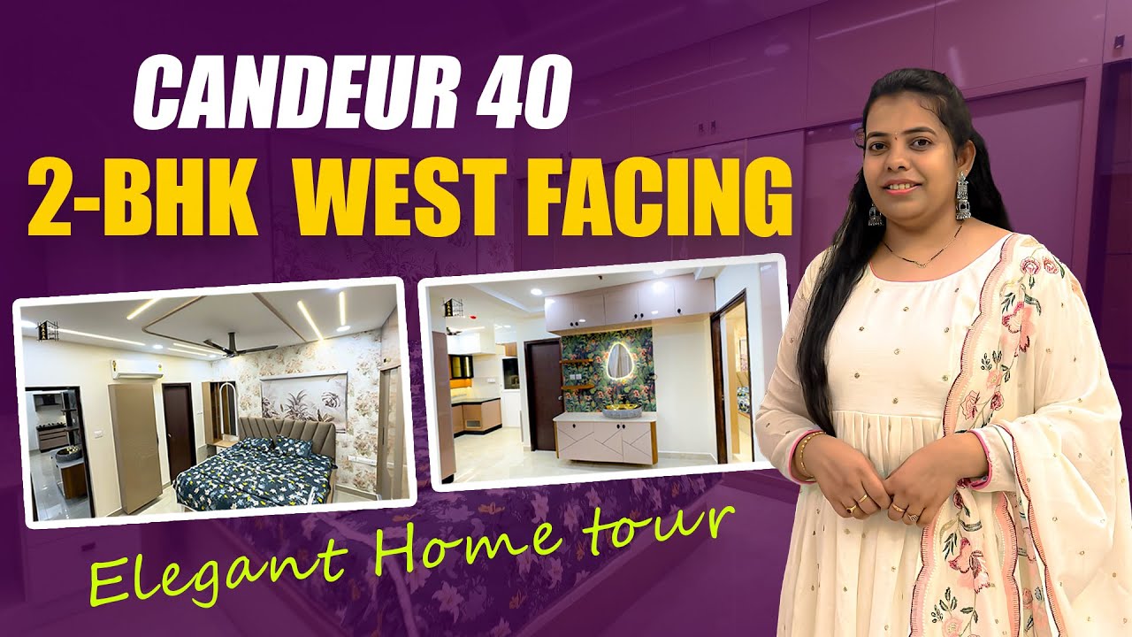 Elegant 2BHK Home Tour | Stunning Interiors | Candeur 40 | HYDERABAD CASA
