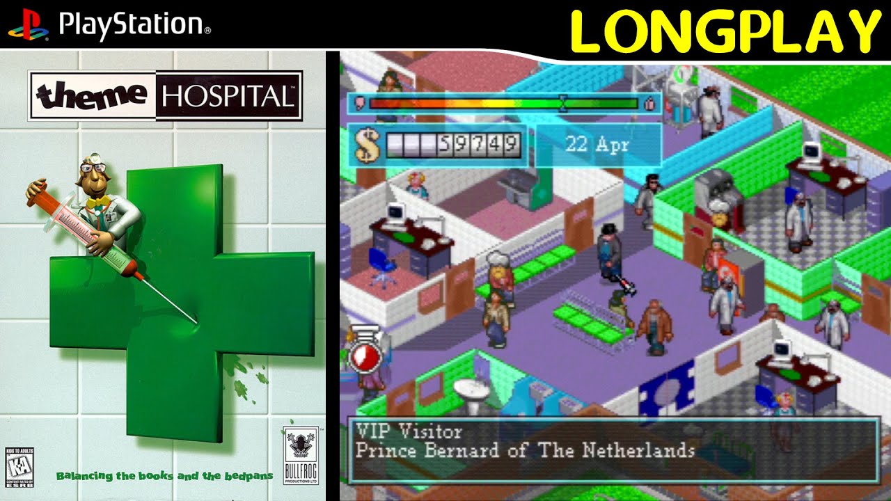 Theme Hospital (PS1) - Longplay - (1080p) - No Commentary
