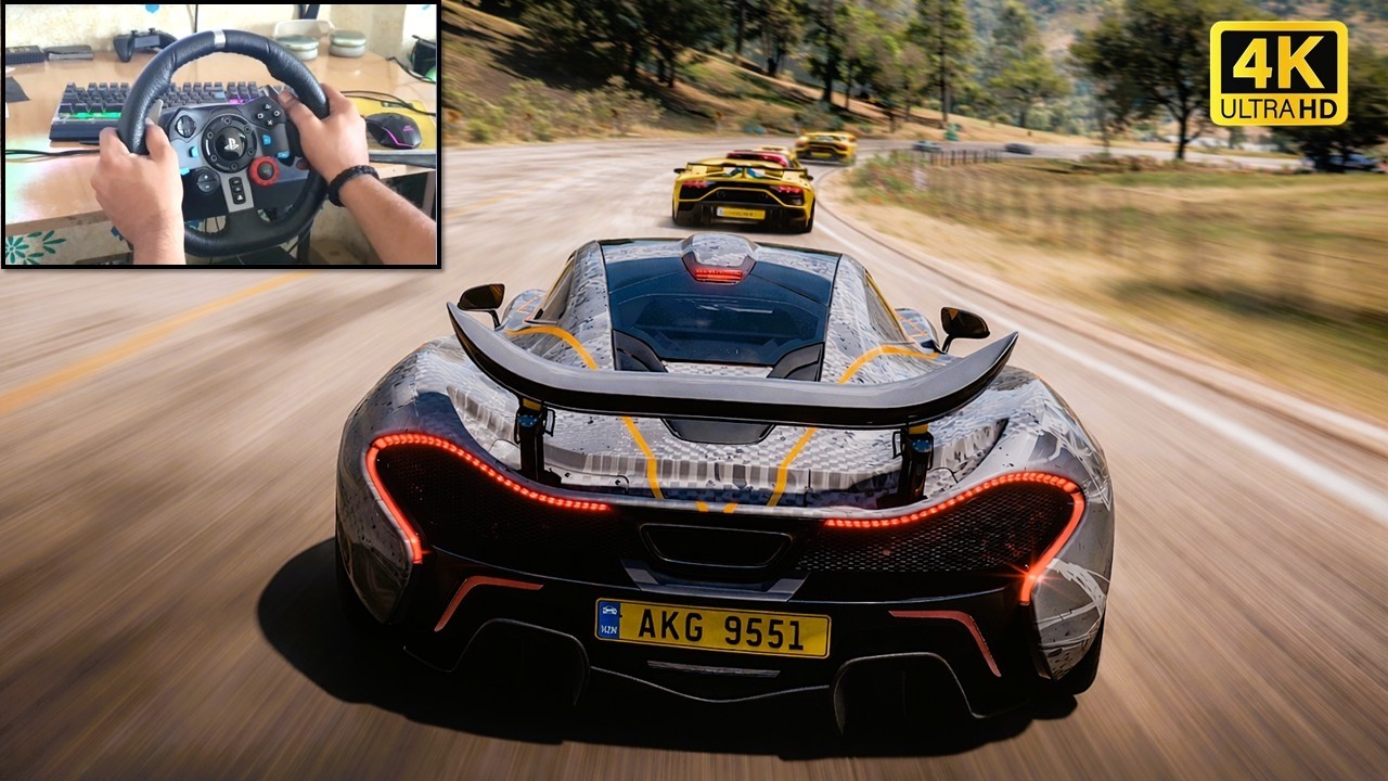 McLaren P1 vs Ultimate SUPERCARS! 😱 Logitech G29 Steering Wheel Race | Forza Horizon 5
