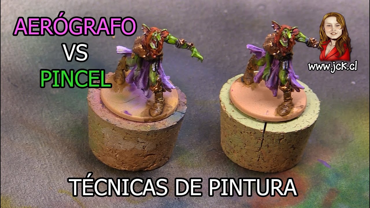 Aerógrafo vs Pincel [Pintura de Miniaturas / Diorama]