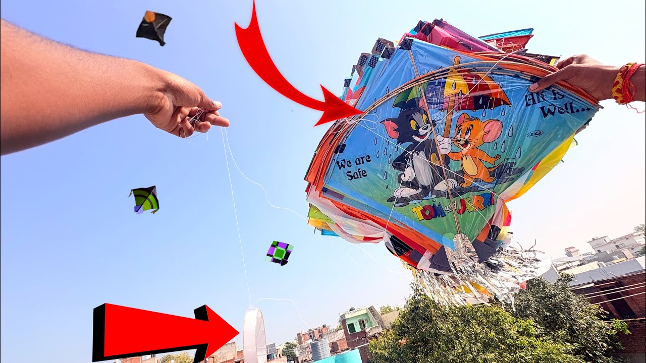 Padosi ki 5000 patang 🪁 Chura li aaj to 😨😅😜#kiteflying #viral#vlogs#kitevlogs#kiteground 