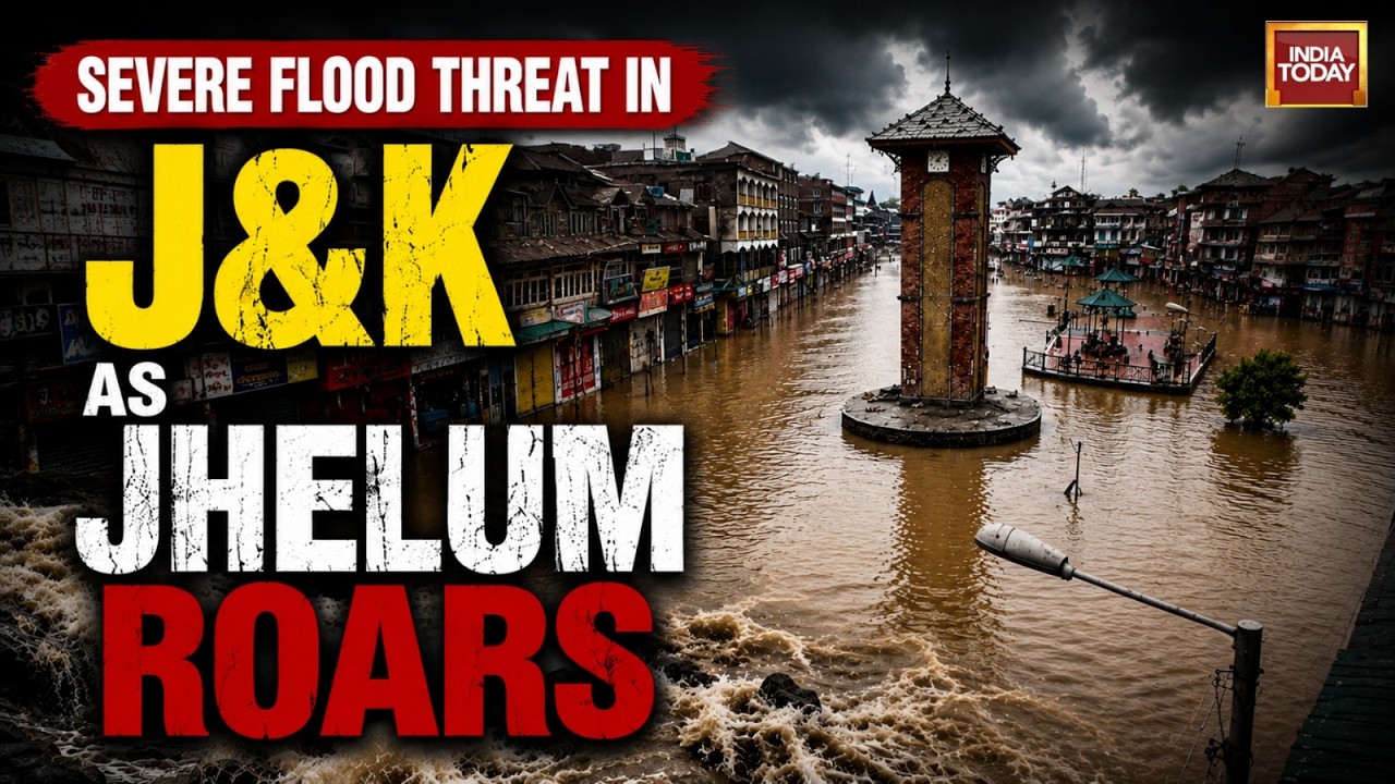 Flood Alert In J&K: Jhelum River Level Surges As Heavy Rain Batters Srinagar | SDRF On Standby