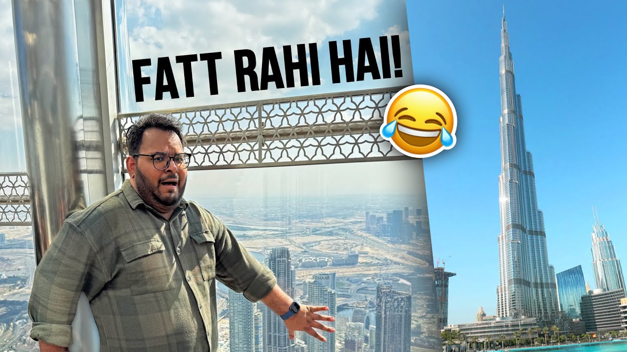 I went to top of the BURJ KHALIFA!😱😍 Dubai Vlog 4