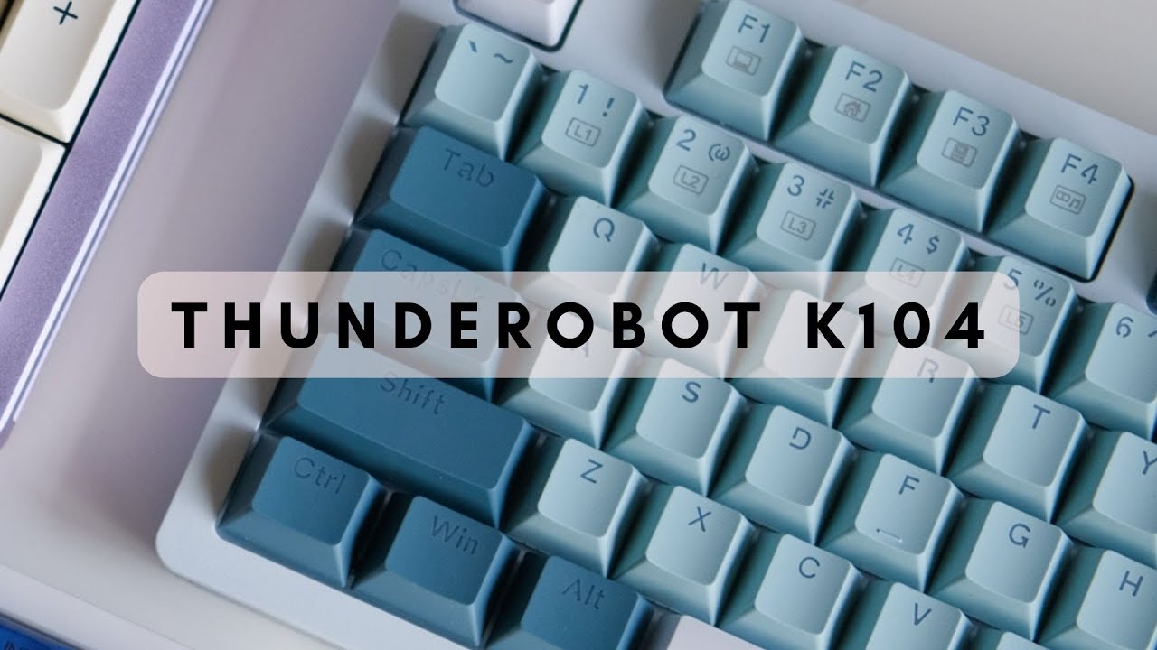 Бюджетная механическая клавиатура с цифровым блоком | Обзор Thunderobot K104