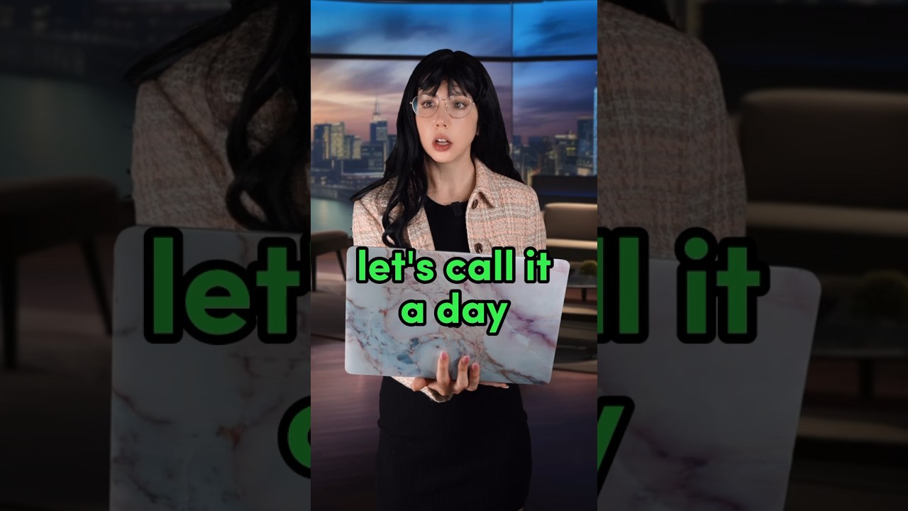 Work idioms: Let&rsquo;s call it a day✨&hearts;️ #english #ingles #work