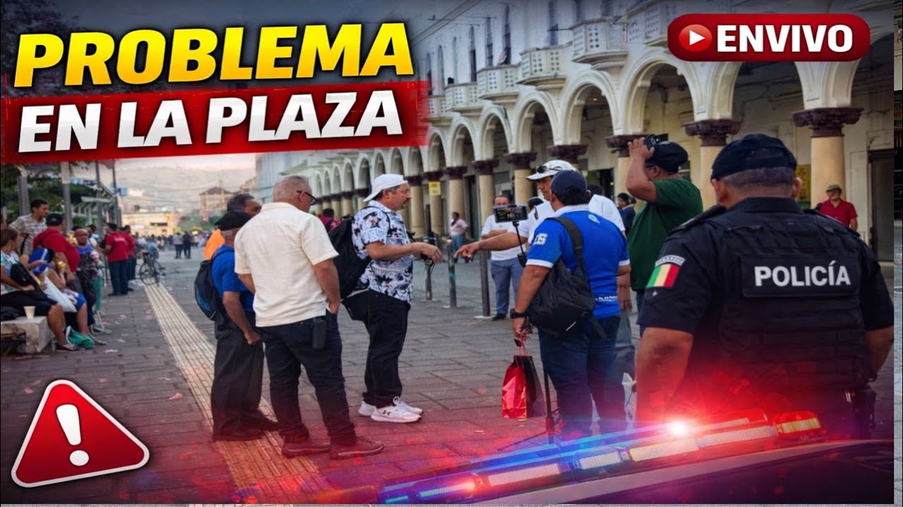 🛑Y ahora que paso en la plaza ? mira otra vez paso 😱