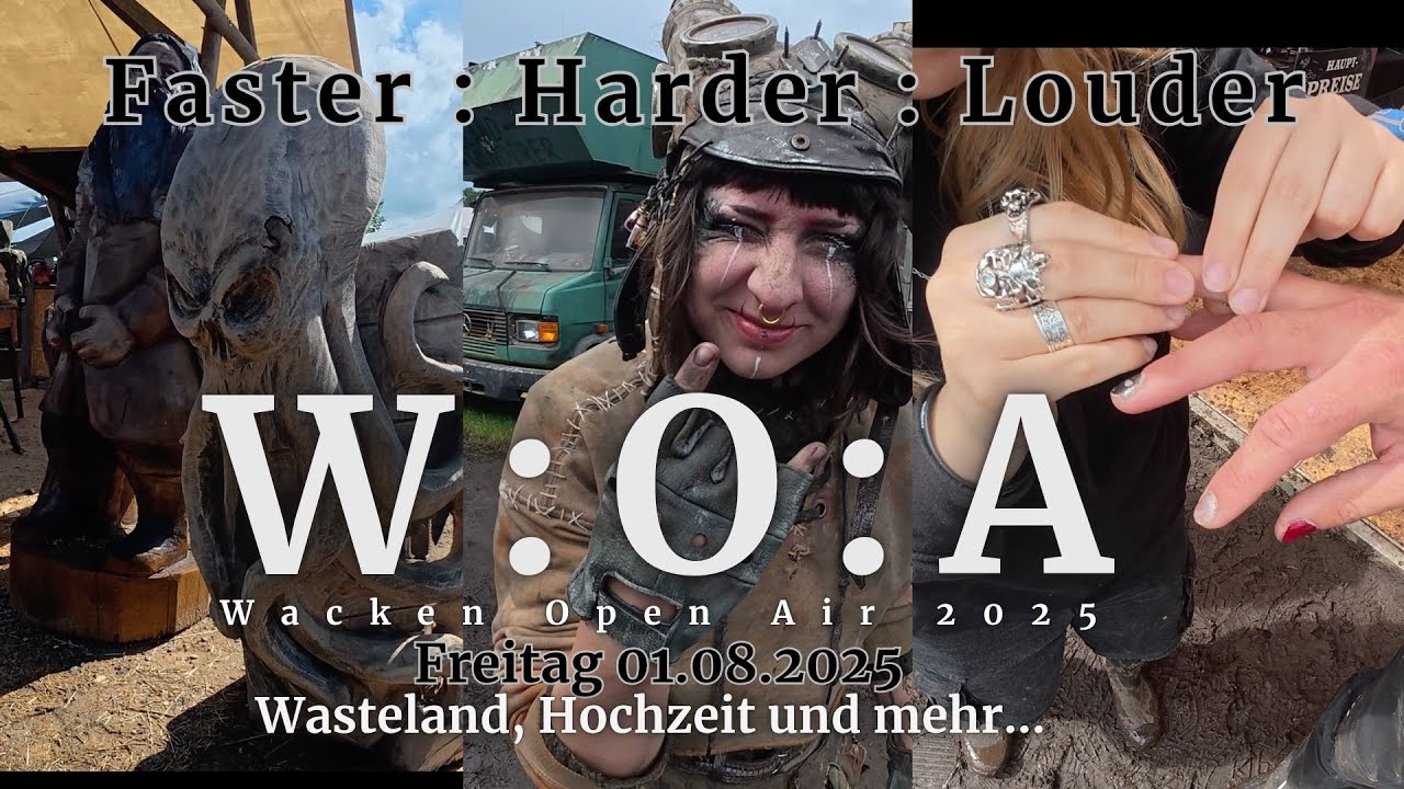 Wacken Open Air 2025 - Freitag 01.08. - Wasteland, Hochzeit und mehr