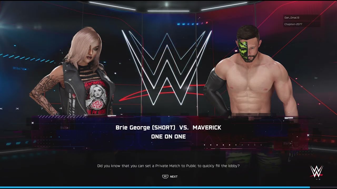 #WWE2K25 - Brie v Maverick