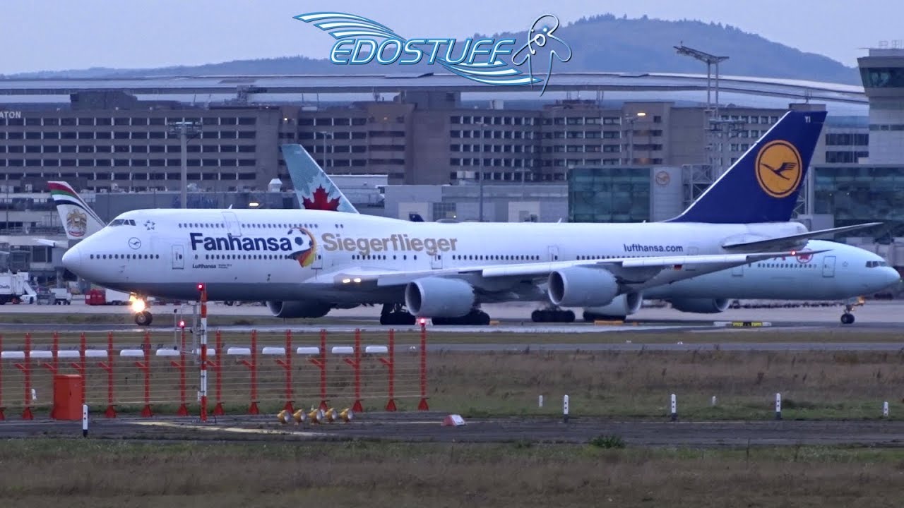 Fanhansa Siegerflieger - Lufthansa Boeing 747-8 - Takeoff from Frankfurt am Main EDDF/FRA