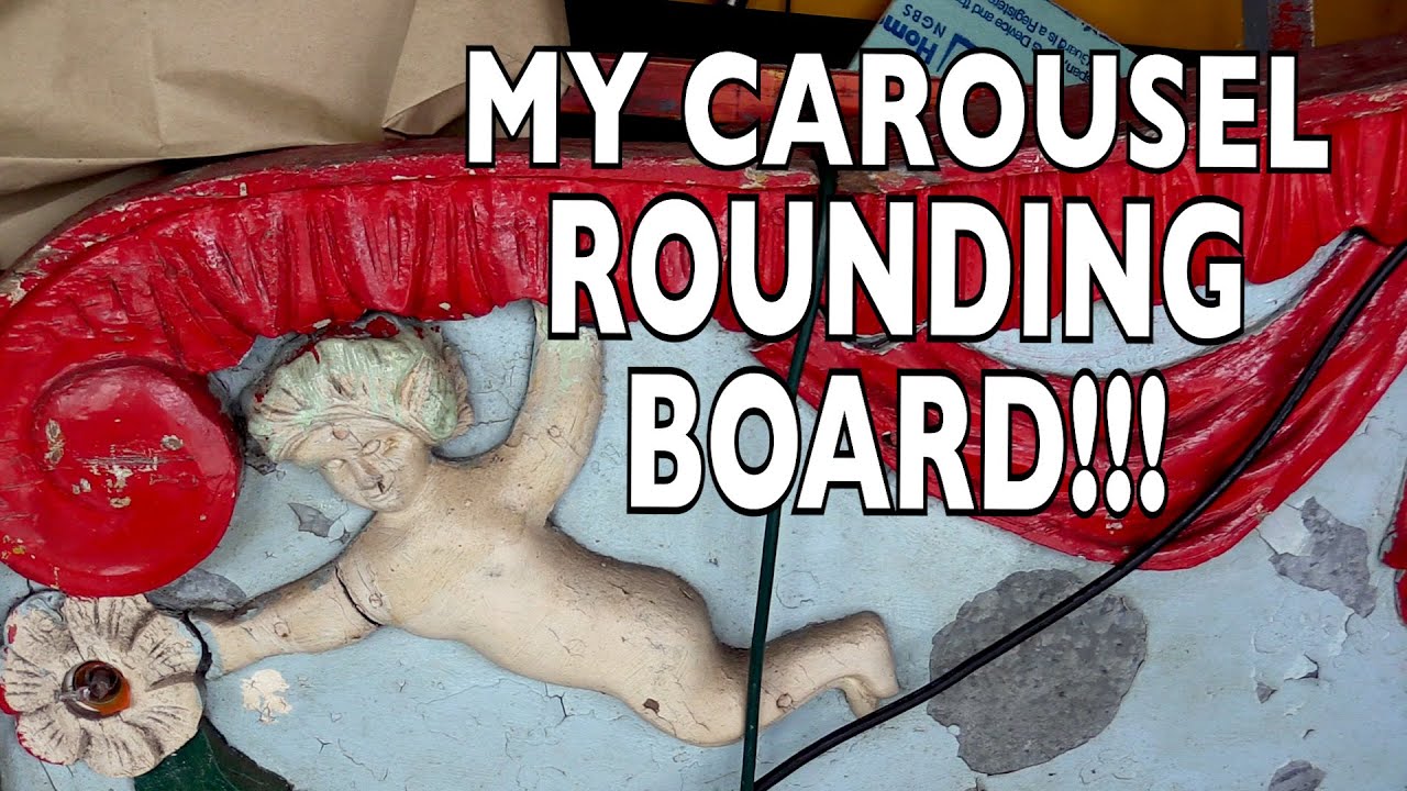 A VINTAGE Carousel Rounding Board!