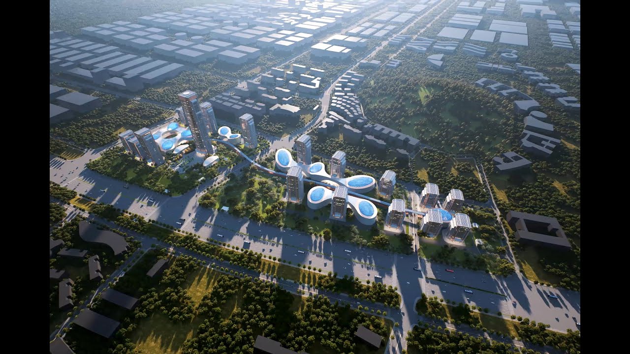 Animation of Industrial park
