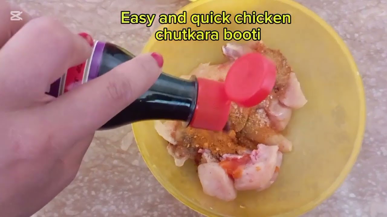 How to make chicken chatkara boti