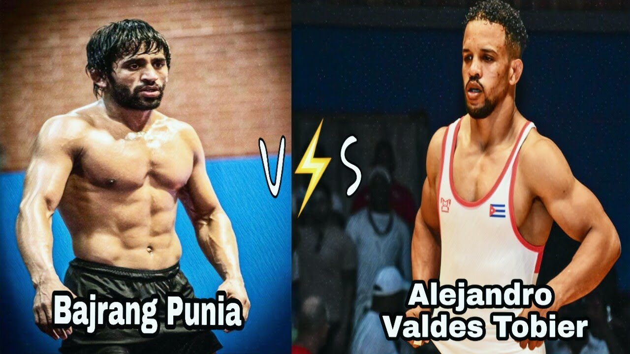 Bajrang Punia  VS  Alejandro Valdes Tobier  ~  Top Wrestling Bout