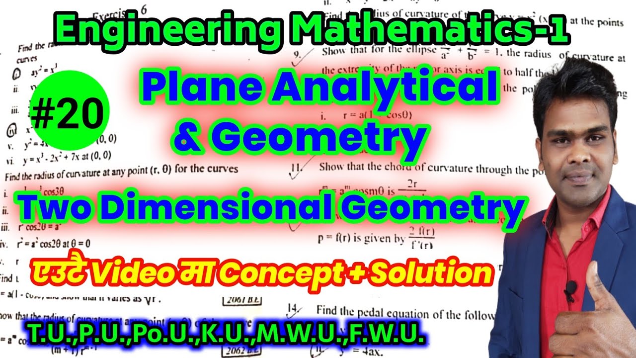 Lec-20 Plan Analytical Geometry | Two Dimensional Geometry Full CONCEPT