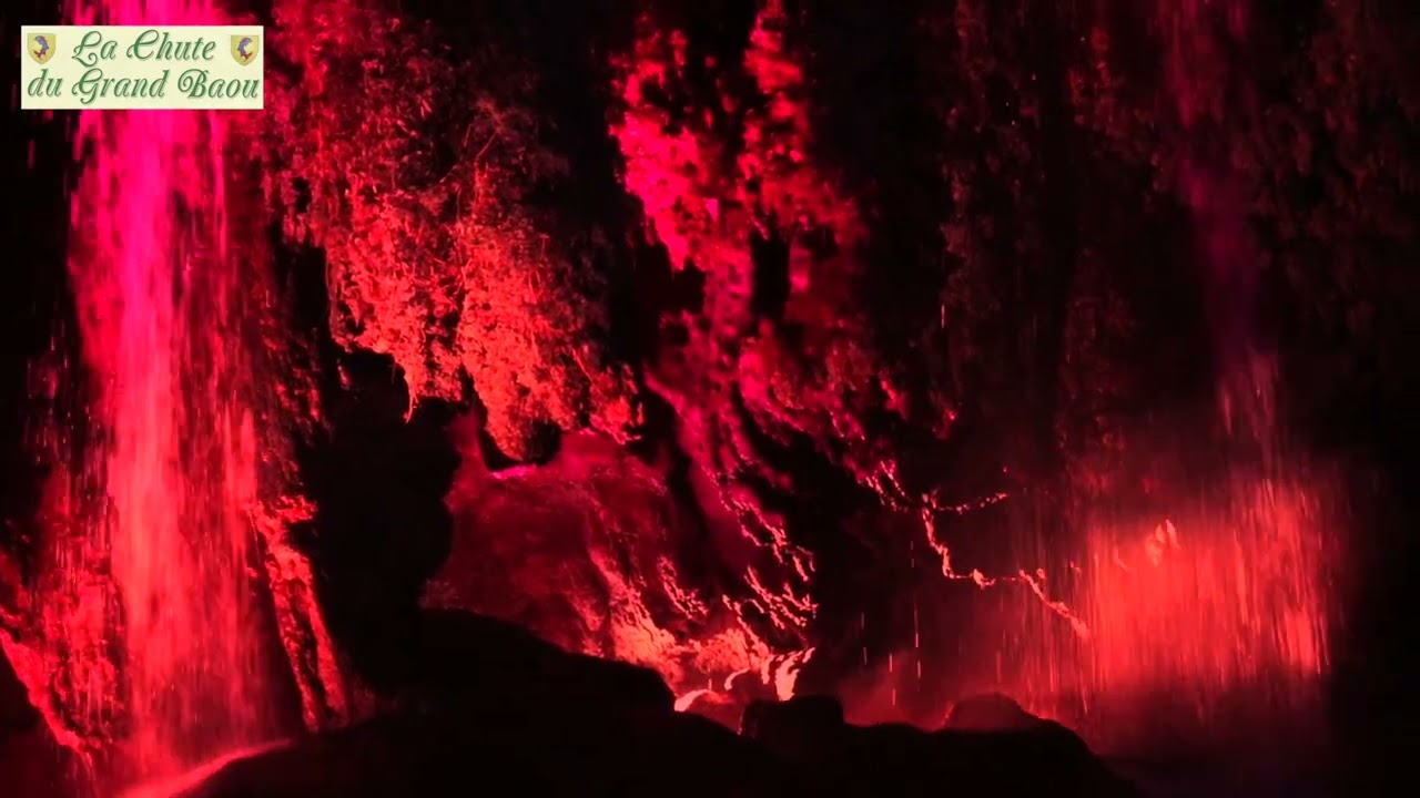 La Chut du Grand Baou : Illumination féérique