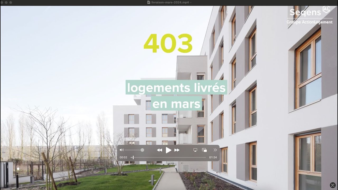 ✨ 403 nouveaux logements #Seqens livrés en mars ✨ Découvrez nos nouvelles résidences en 🎬