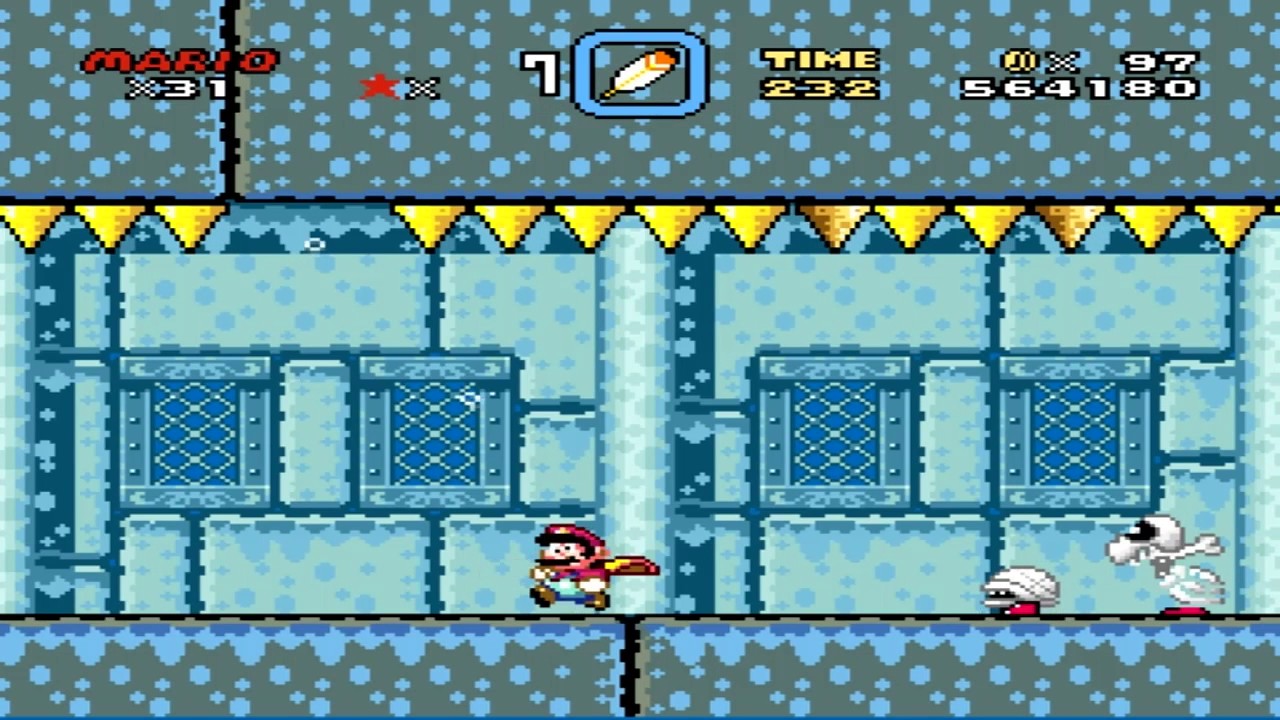 Super Mario World (SNES) Vanilla Fortress