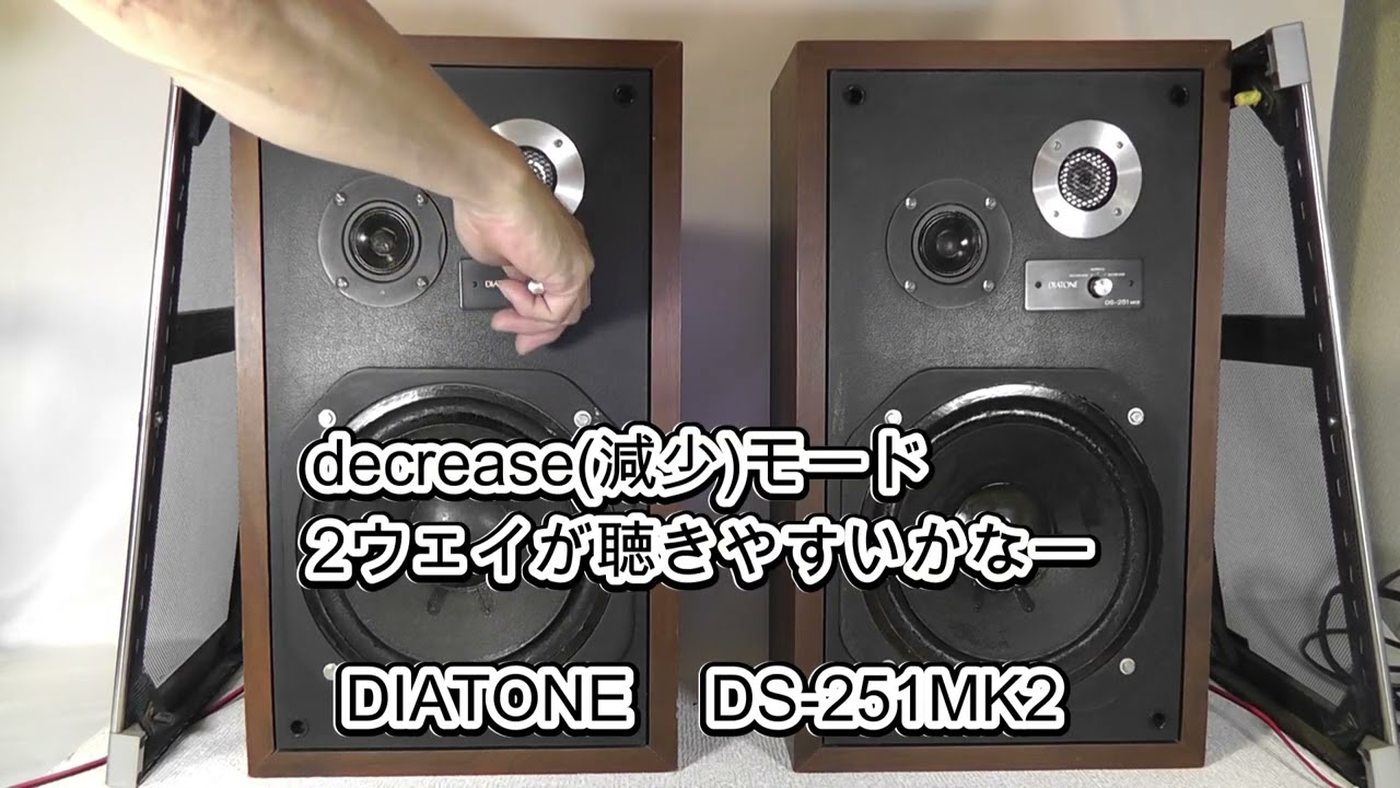70'S スピーカー3機種聞き比べ DIATONE DS-251mkII 1974年　VICTOR JS-150 1976年 VICTOR SX-3III 1977年　#レトロスピーカー#昭和ステレオ