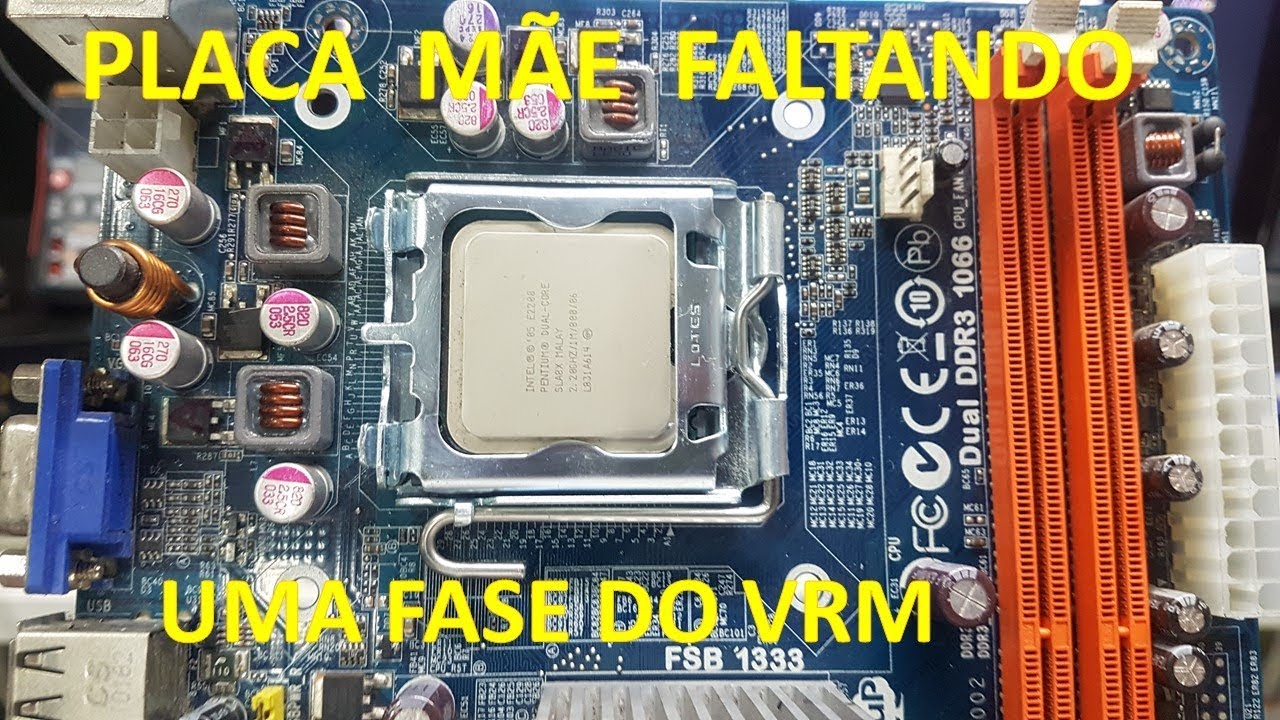 Dica Importante!! Placa mãe faltando uma das fases do VRM. [Análise 2019]