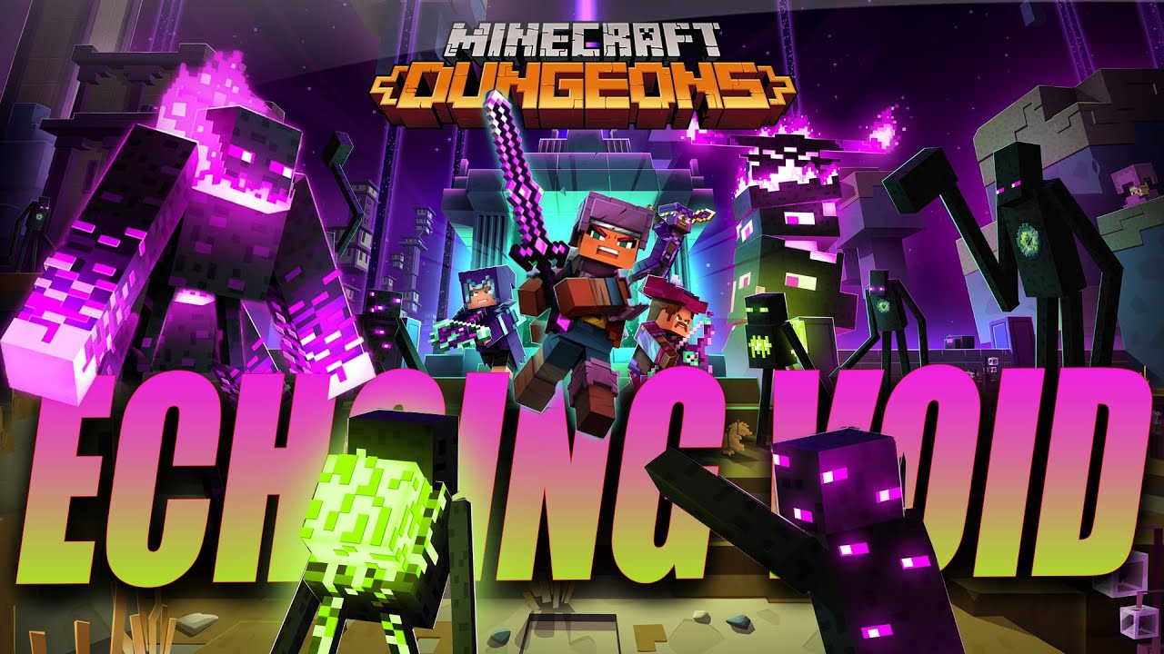 END DLC (Nowe Moby, Lokalizacje, Endgame) | Minecraft Dungeons Echoing Void