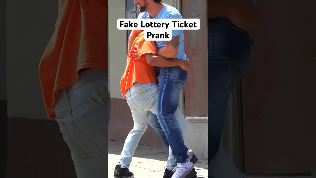 Fake $10,000 Lottery Ticket Prank 