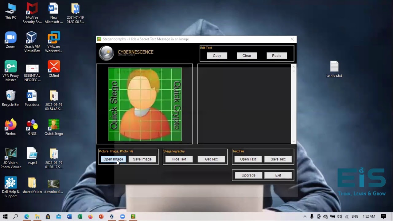 How to perform Image #Stegnography using #Quick Stego