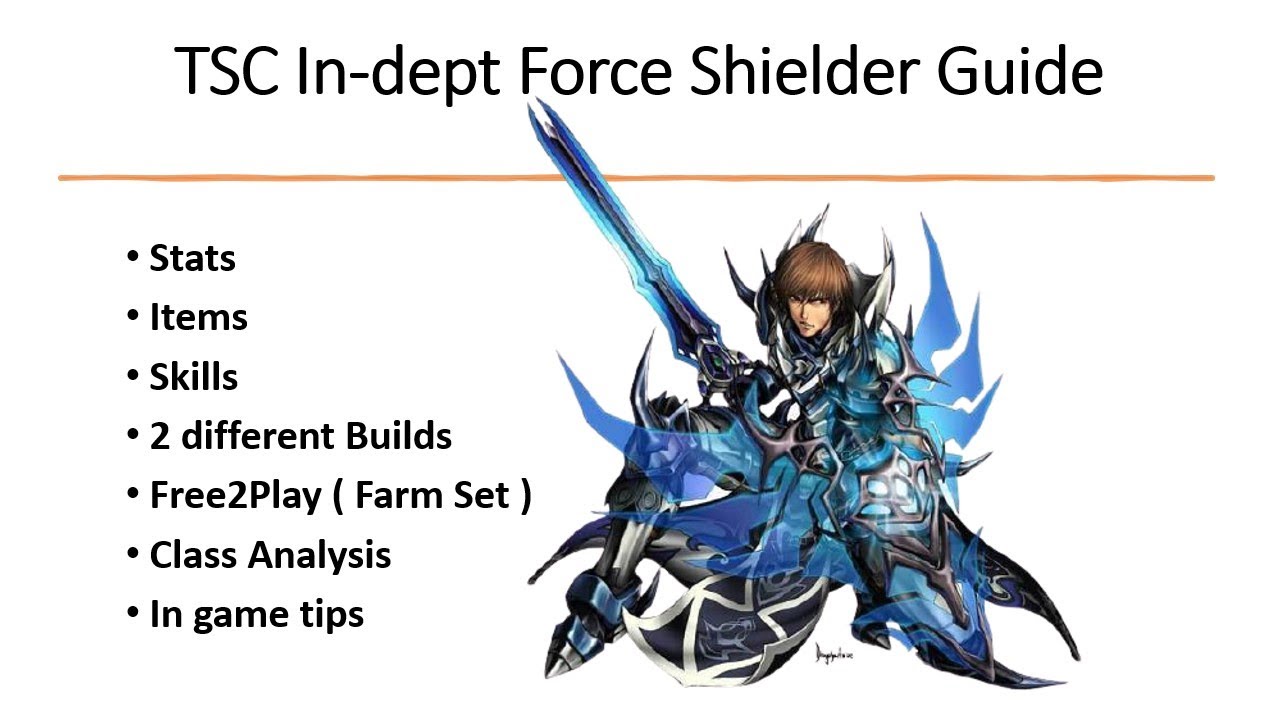 Cabal Mobile | Force Shielder Guide | Stats + Items + Skills | 2 different Builds |