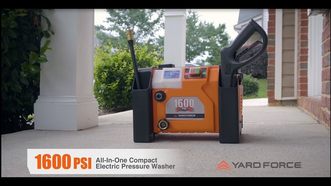 Yard Force YF1600A1 All-In-1 Electric Pressure Washer