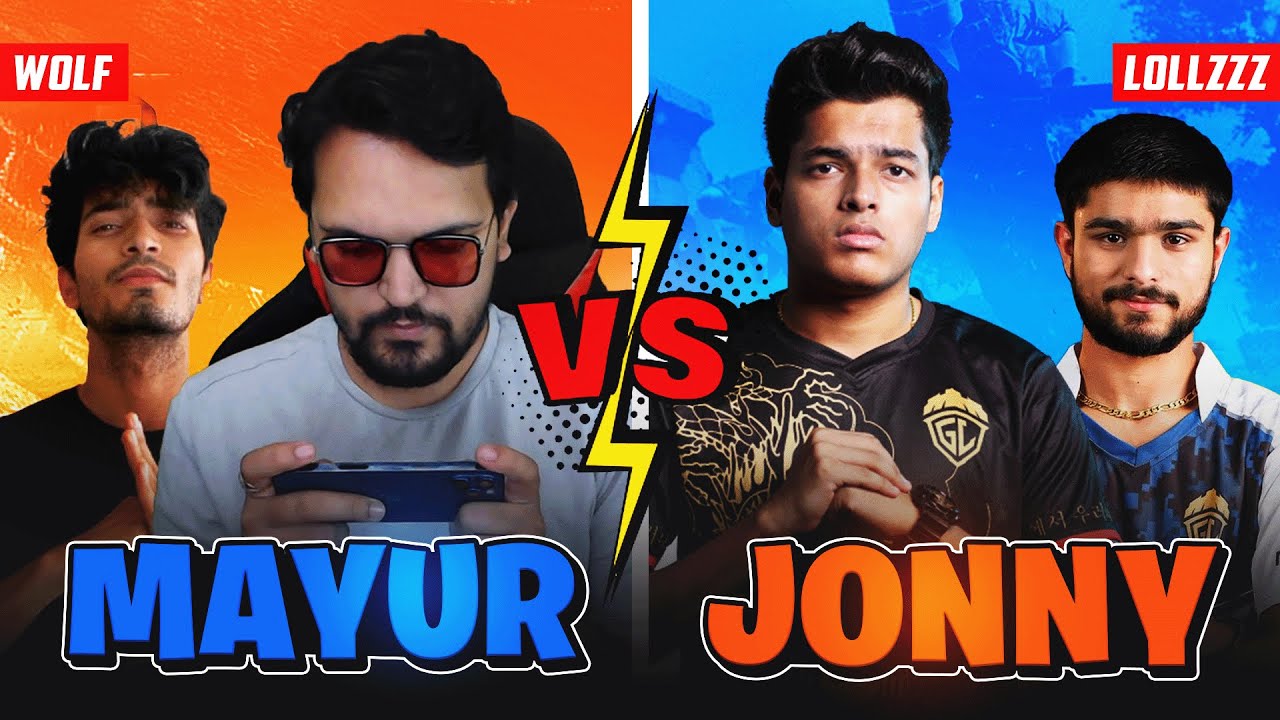 @JONATHANGAMINGYT  & @LoLzZzGaming  VS MAYUR GAMING & WOLF GAMING | FUNNY TDM FIGHT😂