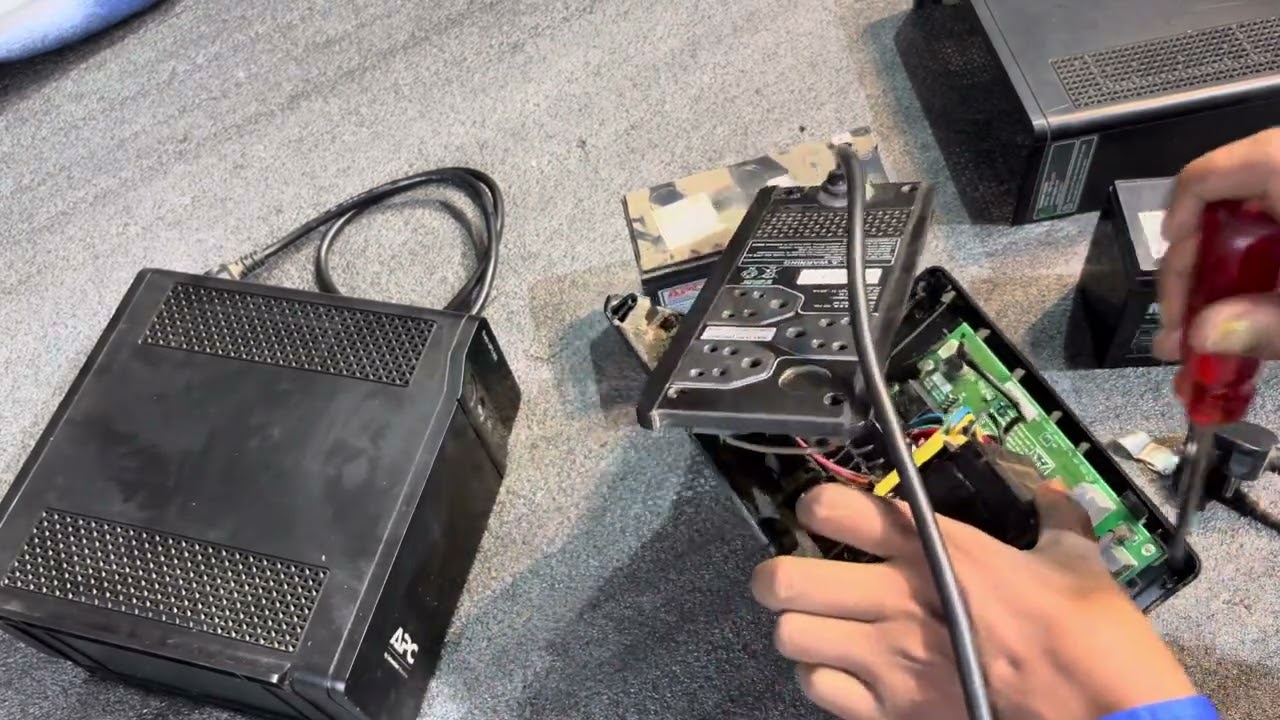 APC BACKUP PLUS 600 | no power problem solved. Battery charging problem