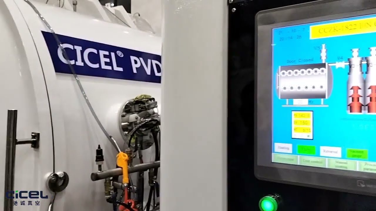Glass bangles coating by CICEL pvd coating machine