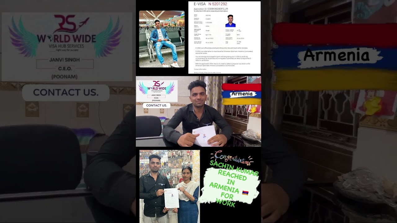 10/JULY/2023 SACHIN KUMAR REACH IN ARMENIA 🇦🇲 SALARY 30k TO 50k
