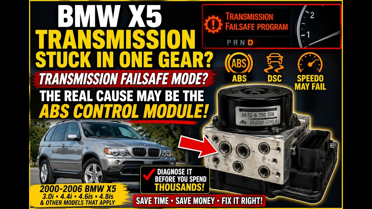 Trans Fail Safe Mode Troubleshoting 2000 BMW X5 4 4i