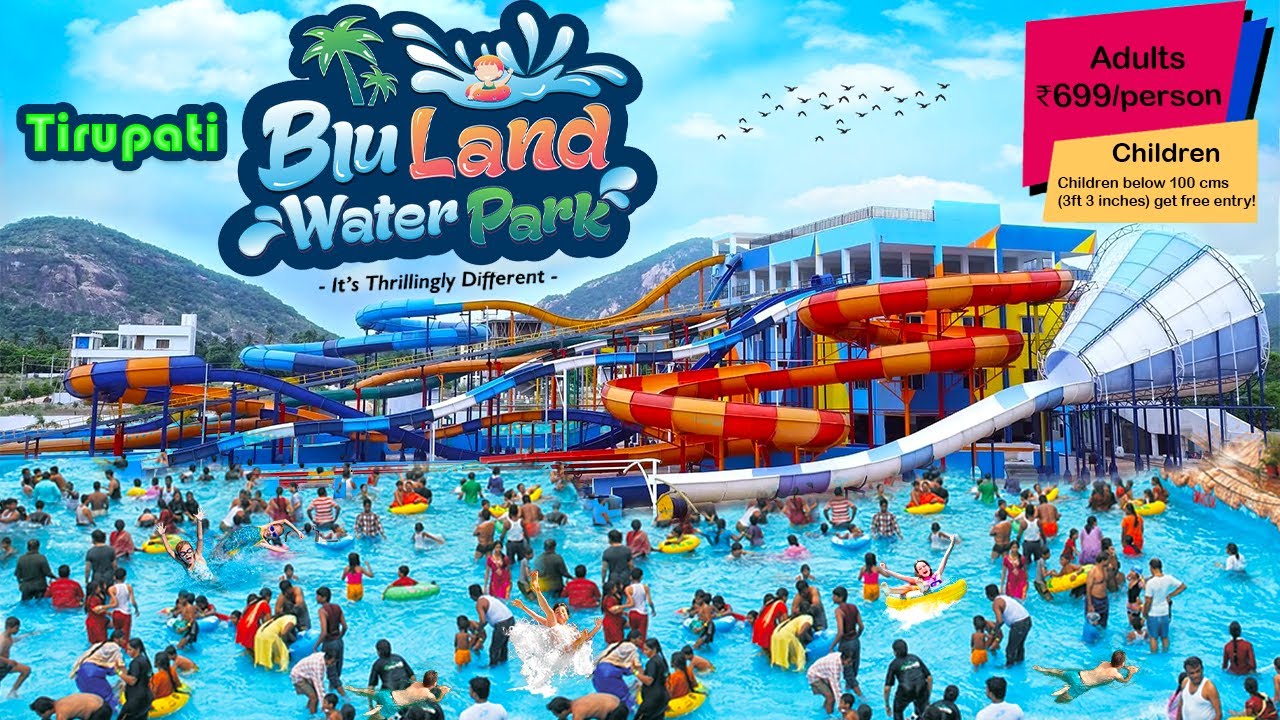 Bluland Water Park Tirupati || Water Park Near Tirupati || Full Tour || THRILL & FUN Slides Tirupati