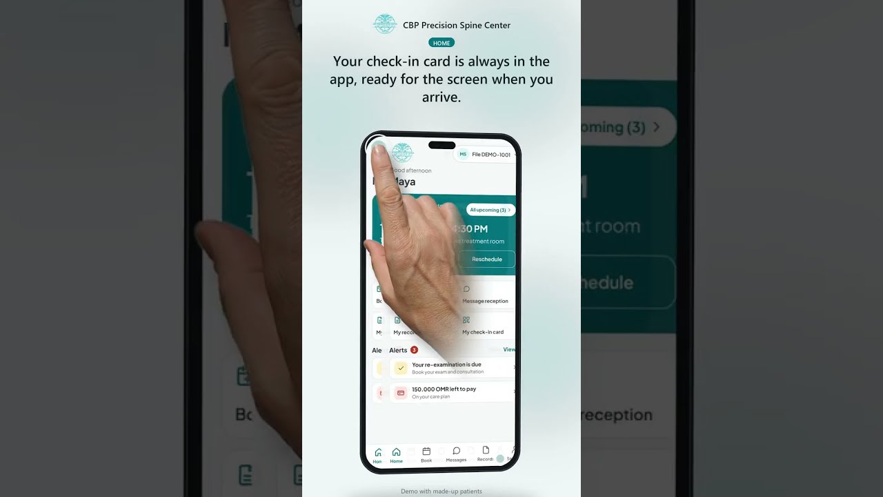 CBP Precision Spine Center Patient App