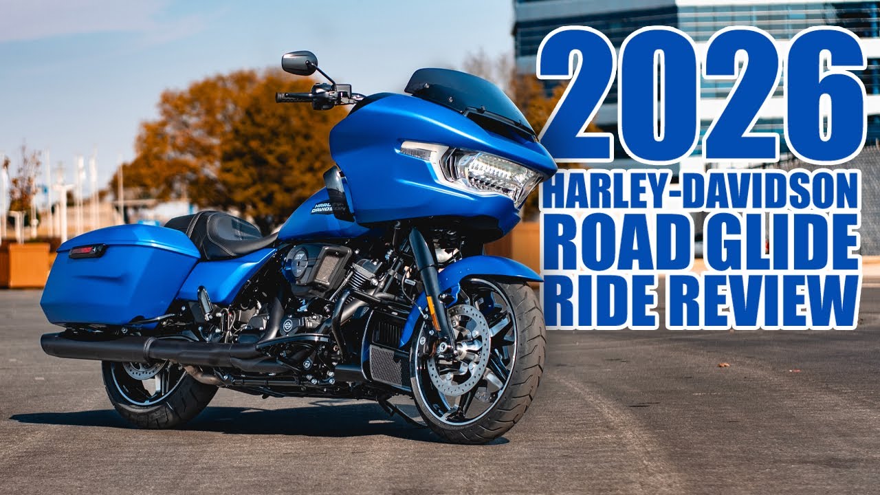 Обзор Harley-Davidson Road Glide Ride 2026 года | Характеристики, режимы езды и звук выхлопа