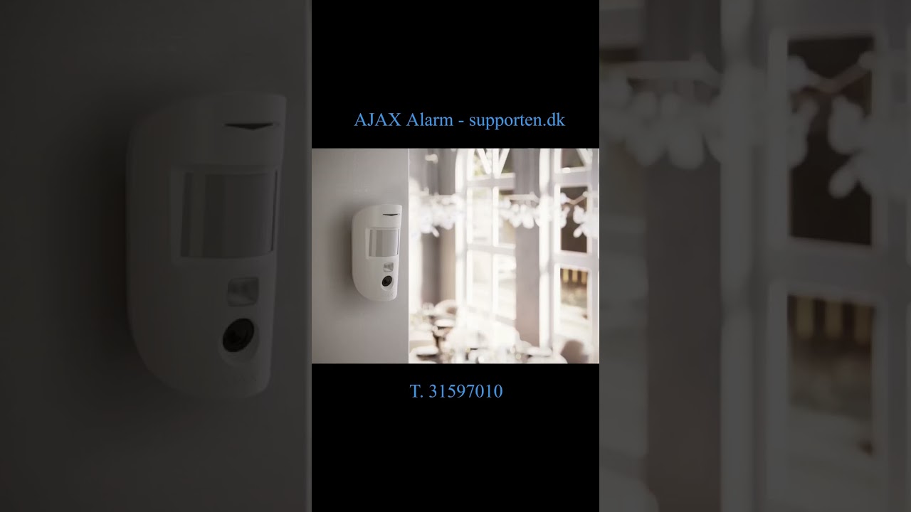 Alarm uden Abonnement, privat eller erhverv Med montering eller hvis du selv vil montere og installe