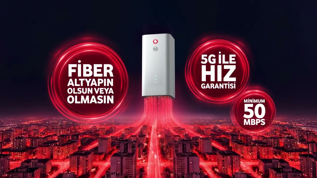 Fiber Hızında, Kurulumsuz, Anında Ev İnterneti: Vodafone 5G RedBox!