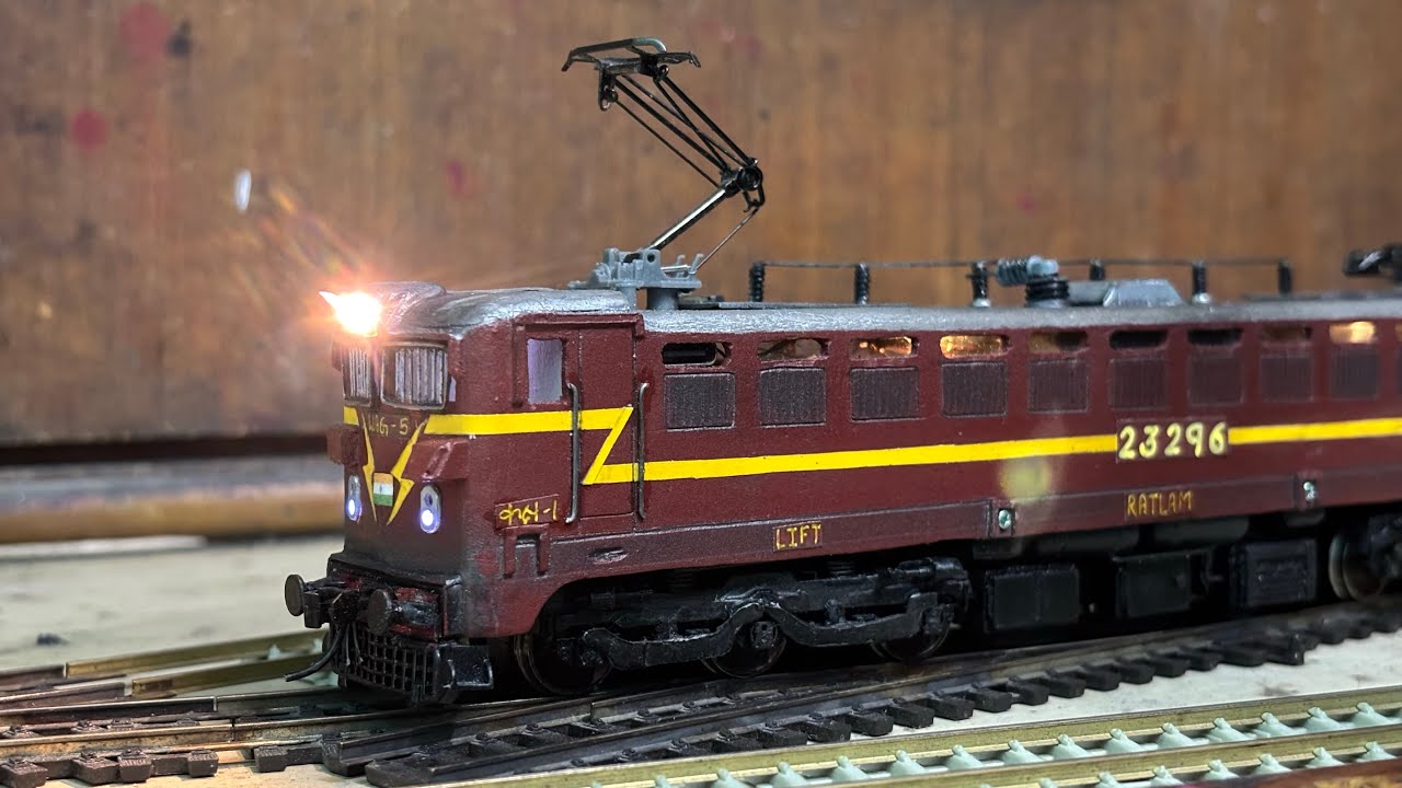 Handmade WAG - 5 Rusted Locomotive | INDIAN MODEL TRAIN by Akash