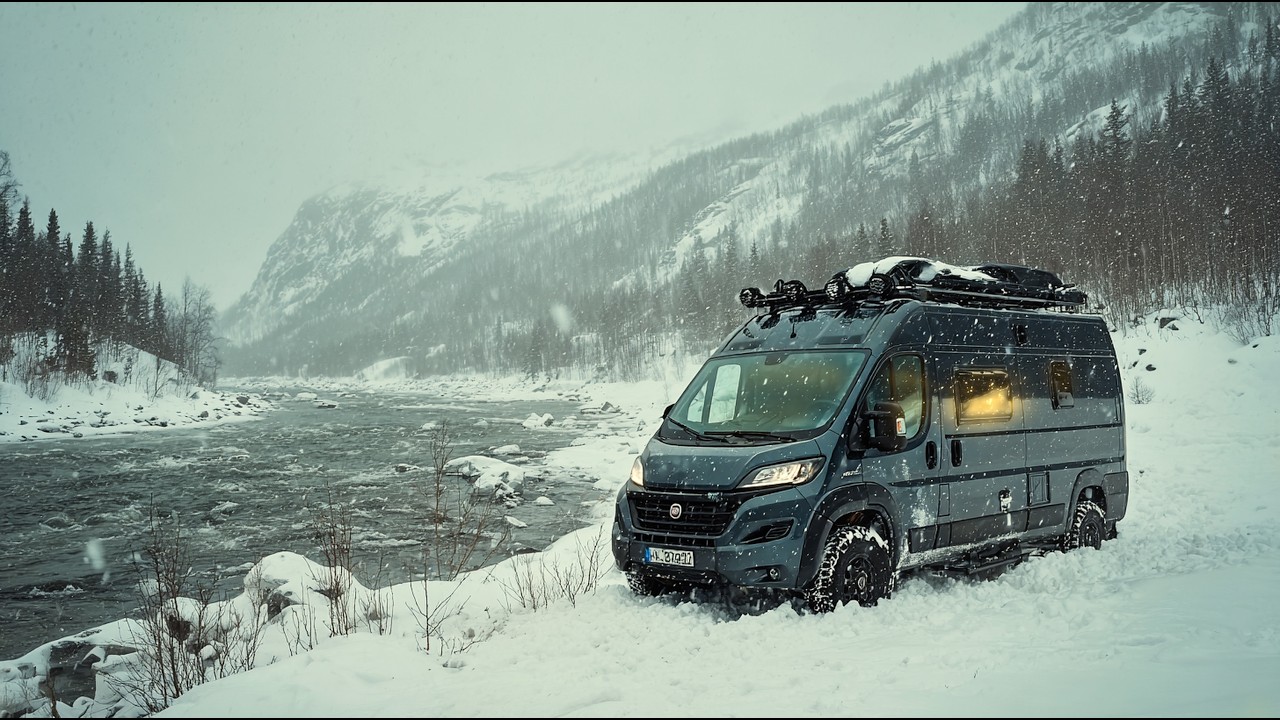 Blizzard, Summer Snow Storm & Heavy Rain | My Coziest Van Life Camping | Relaxing 90 min Inside Van