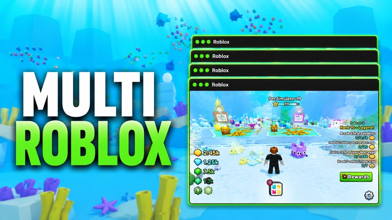 Multi Roblox TOO HARD? Here's How To Run Multiple Roblox Accounts at ONCE