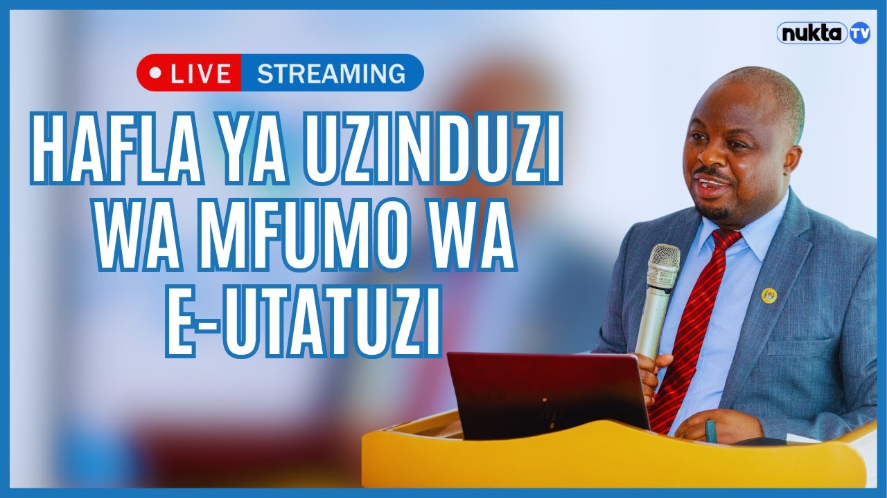 🔴LIVE: Uzinduzi wa mfumo wa usimamizi wa mashauri ya usuluhishi na uamuzi (E-UTATUZI).