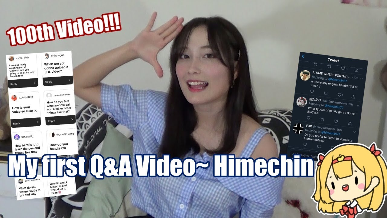 【100th Vid】My First QnA!!! - Himechin