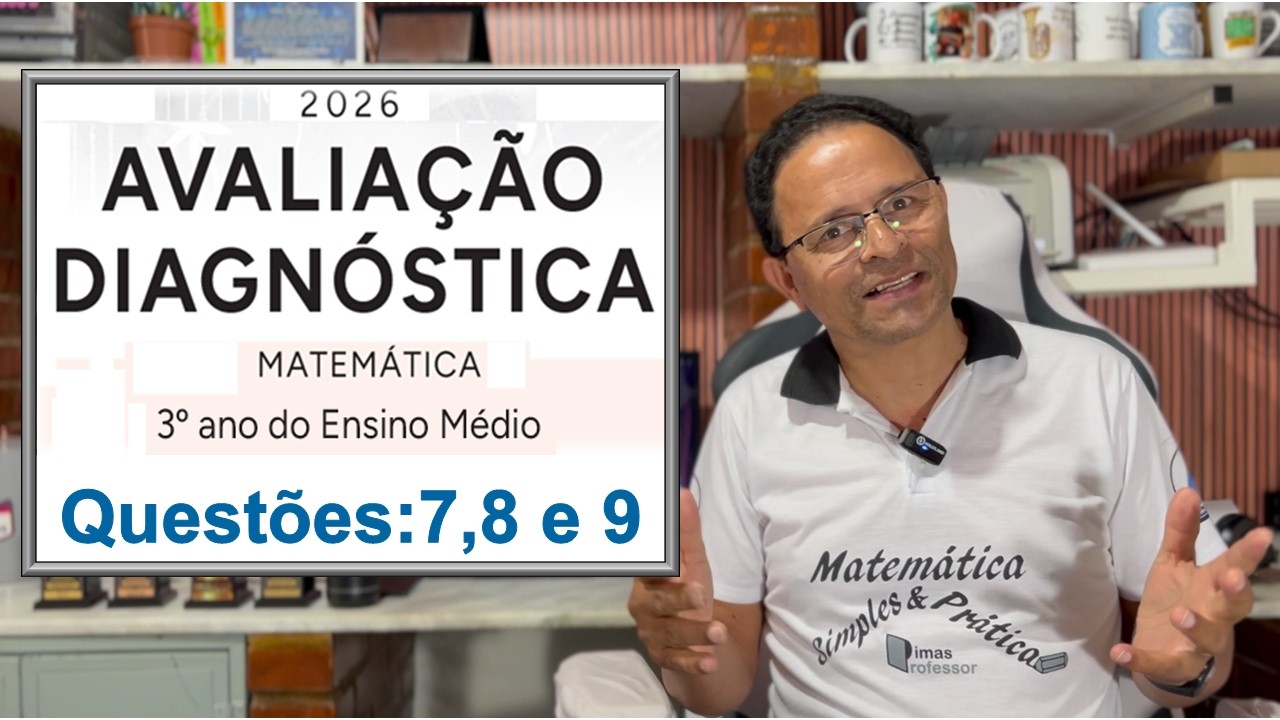 CORREÇÃO DA PRIMEIRA AVALIAÇÃO DIAGNÓSTICA  2026 (3º ano, questões 7 , 8 e 9)