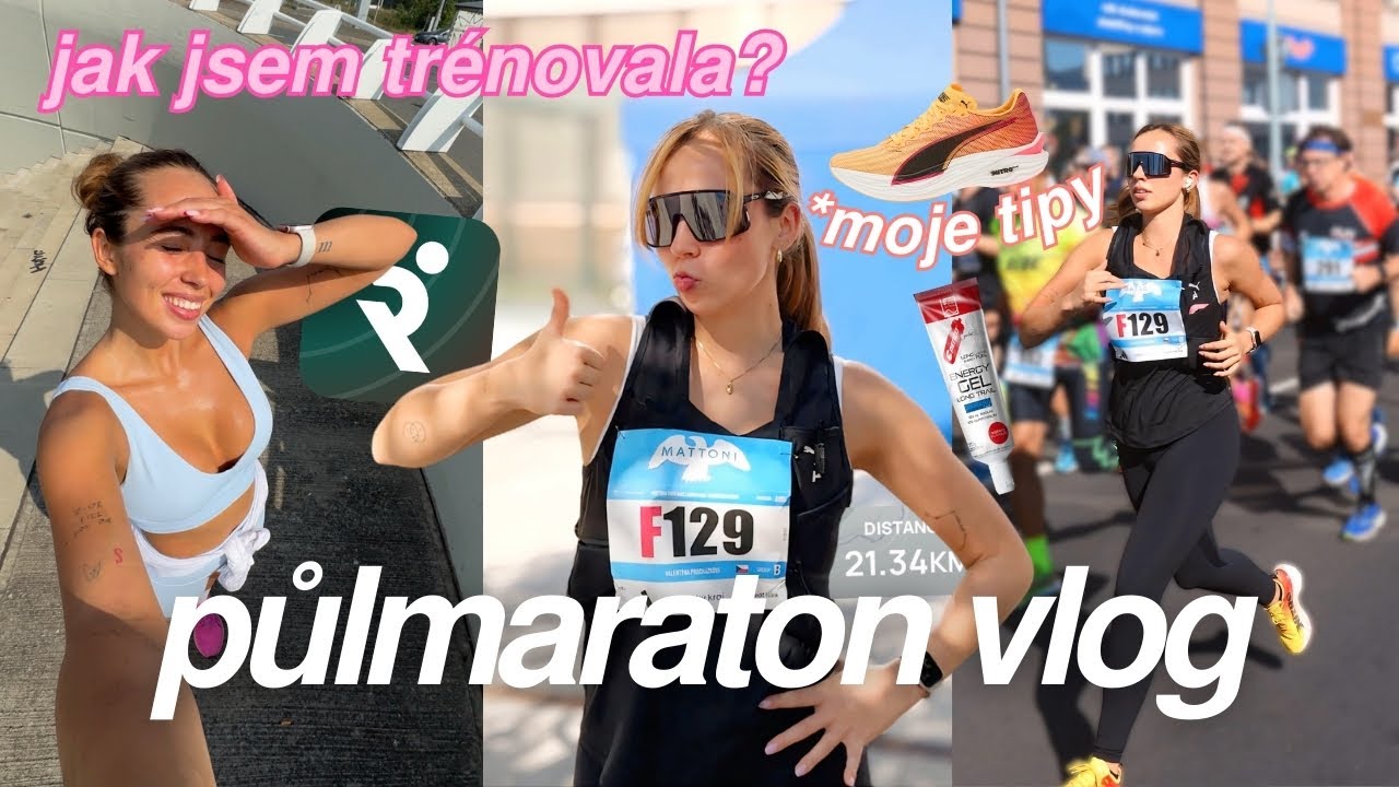UBĚHLA JSEM 1/2 MARATON (m&aacute;lem ne🥲) - př&iacute;prava&nbsp;& moje tipy