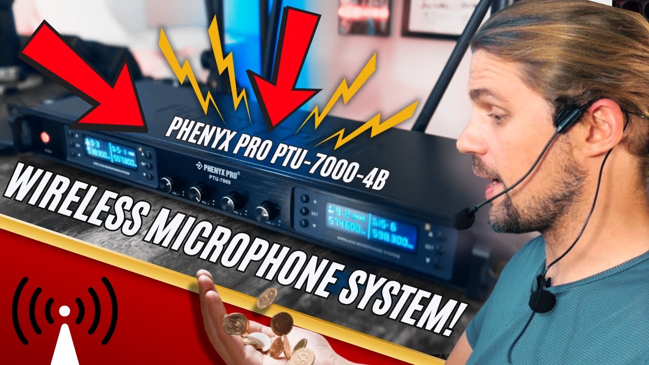 The Best Affordable Wireless Mic System? Phenyx Pro 4-Channel Setup