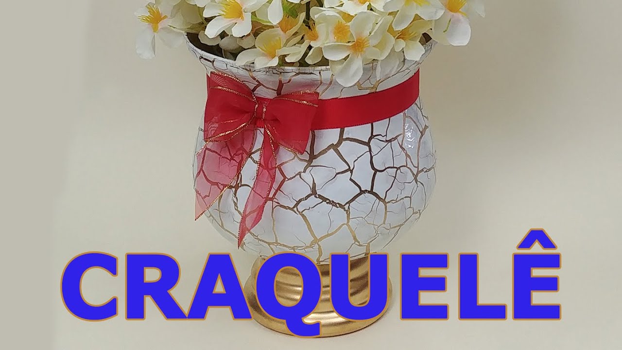 Como fazer CRAQUELE GRANDE - muito fácil