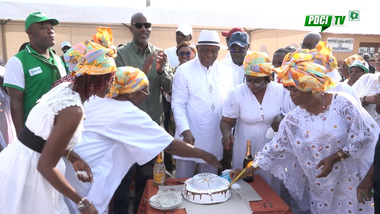 PDCI-RDA: COMMÉMORATION DE L'AN 2 DES MAMANS EZALEY, PLUSIEURS CADEAUX OFFERT AUX MAMANS DE BASSAM