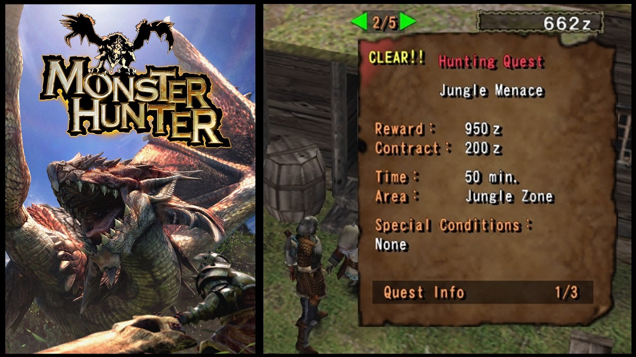 Monster Hunter 1_Jungle Manace_Slay Yian Kut ku